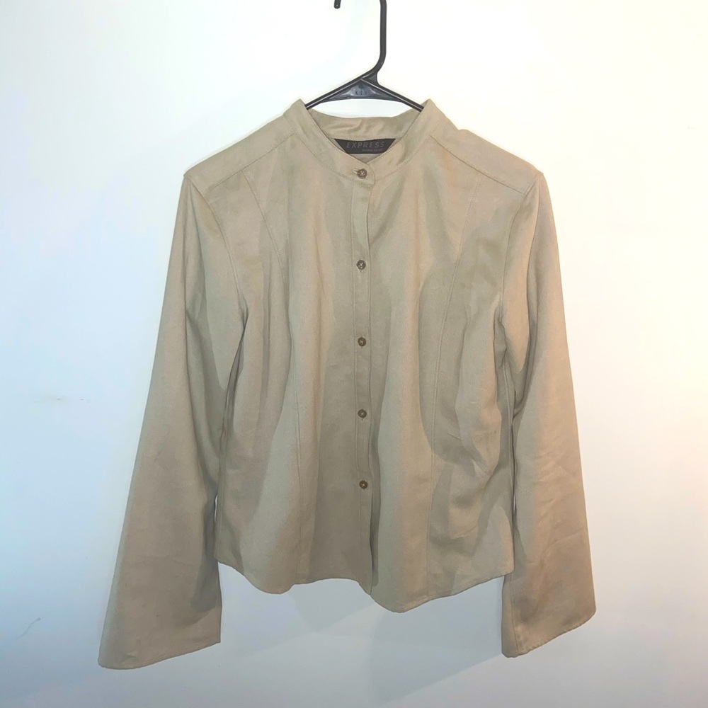 Vintage Express Button Down Jacket&Mini Skirt Set - image 3